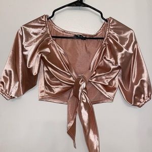 SHEIN PINK CROP TOP (hardly worn)